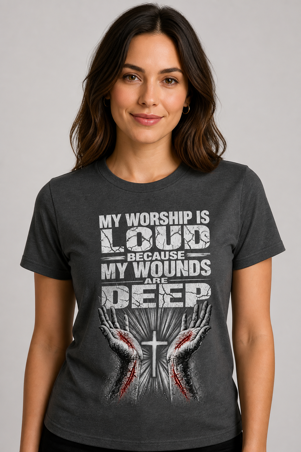 My worship is loud because my wounds are deep