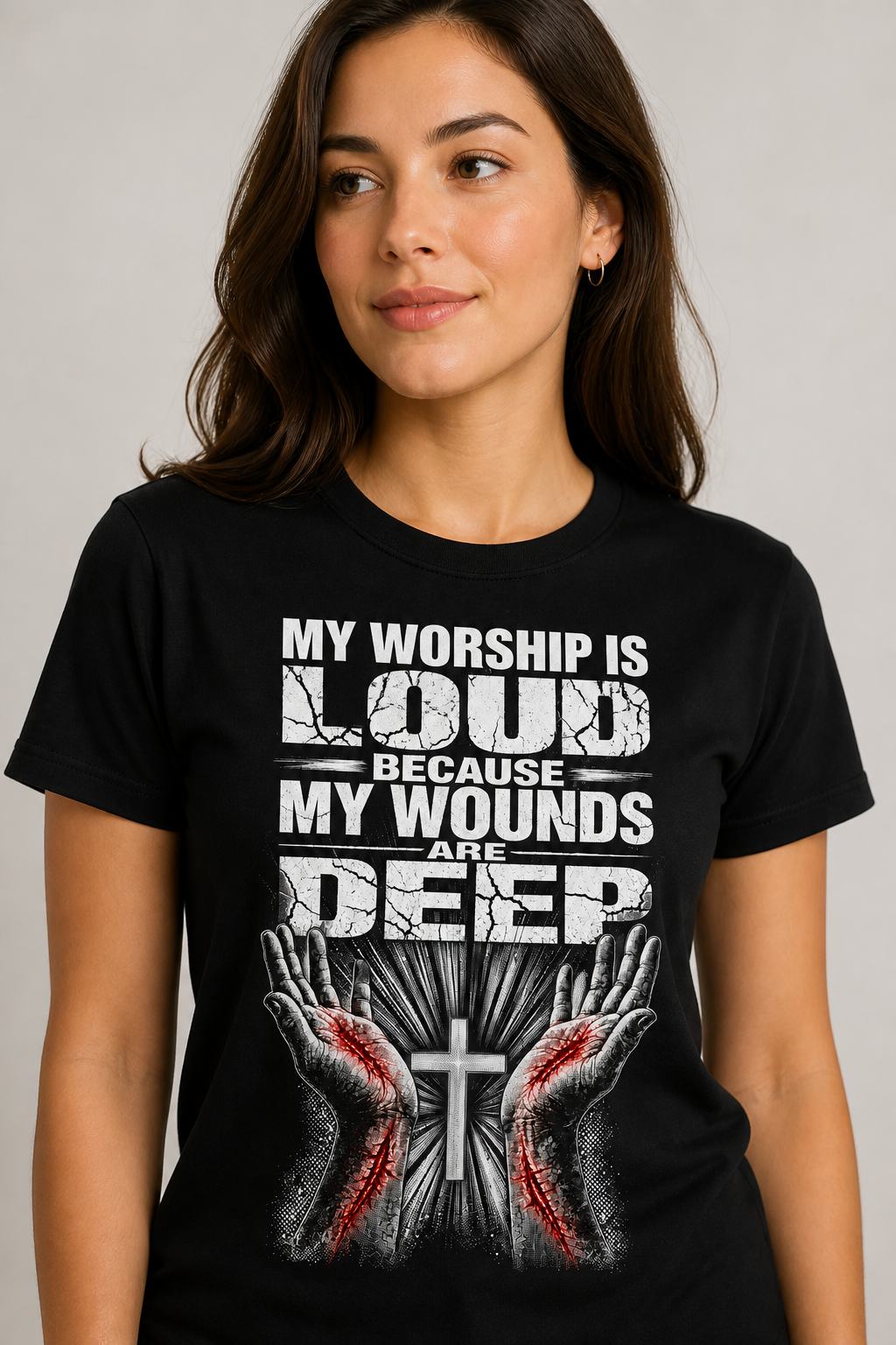 My worship is loud because my wounds are deep