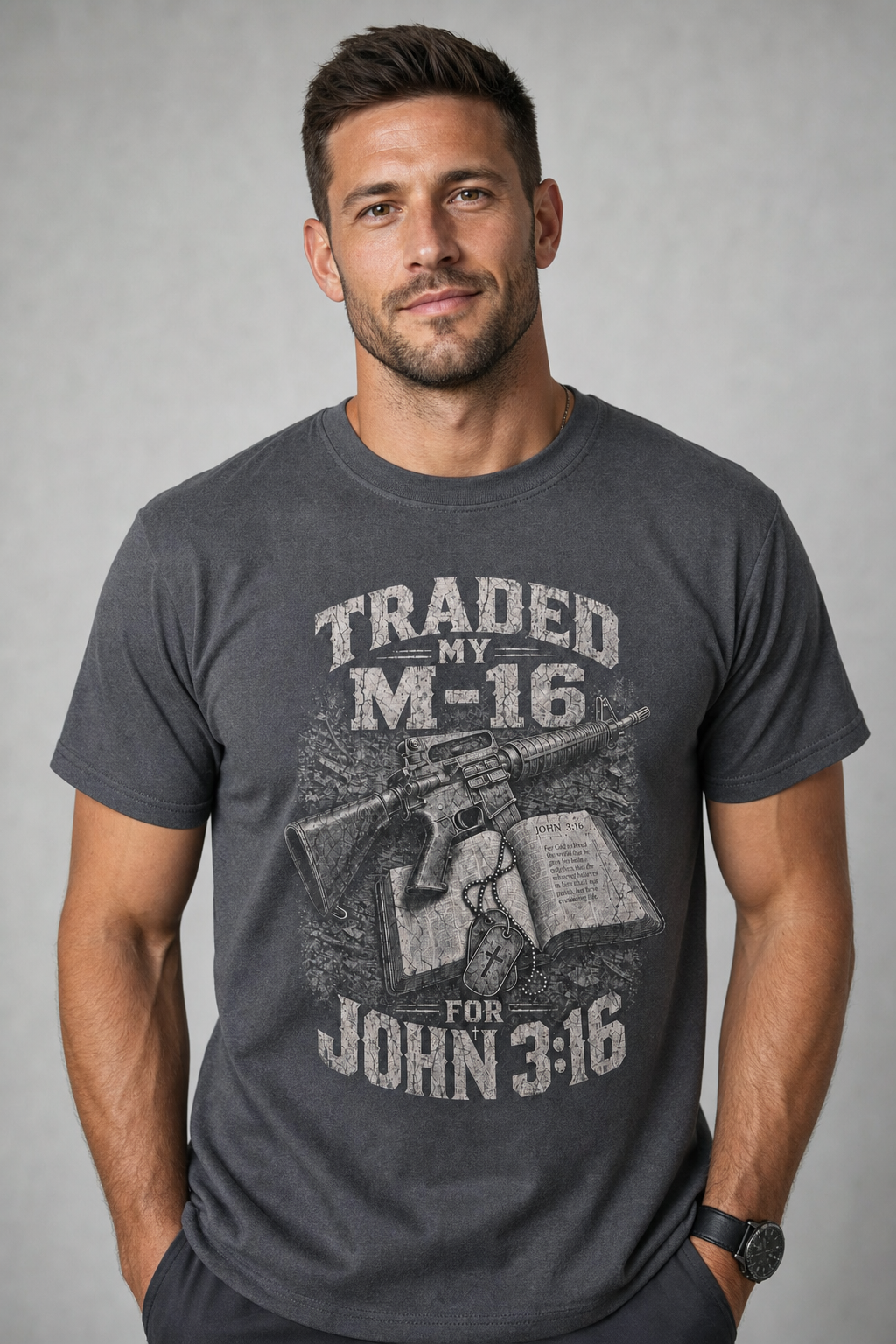 Traded my M-16 for John 3:16