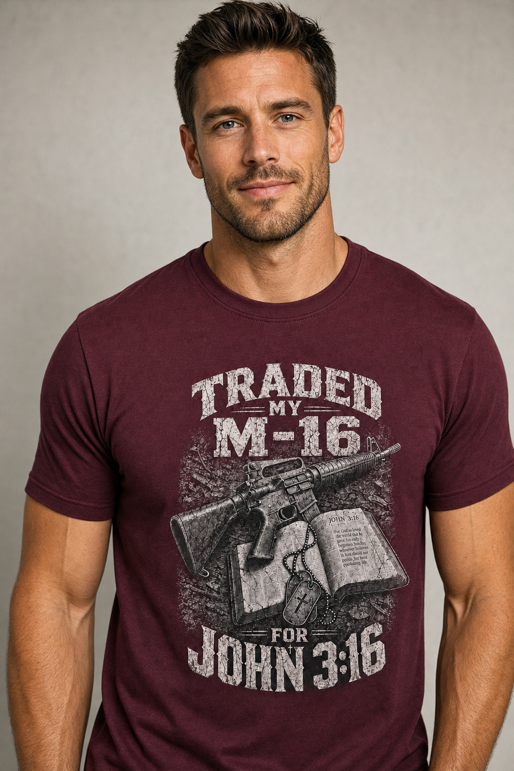 Traded my M-16 for John 3:16
